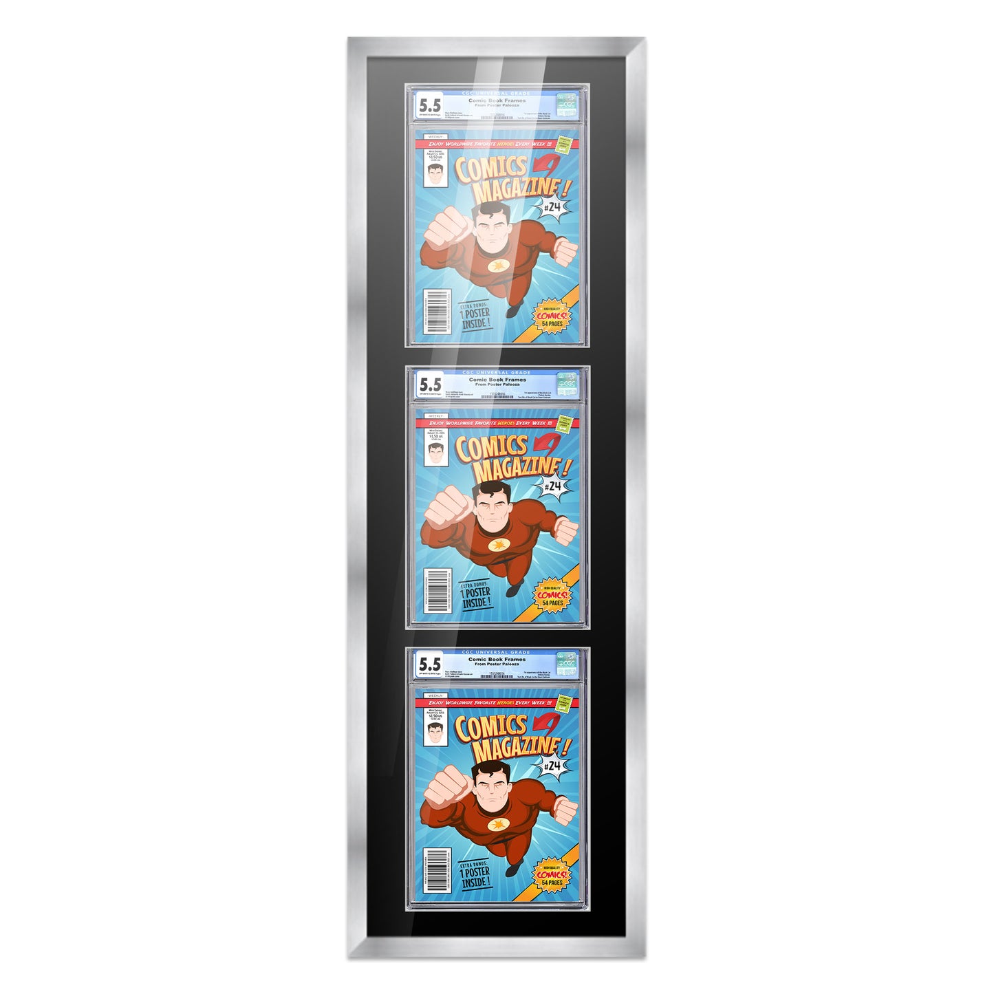 Comic Book Frame for 3 Comic Books