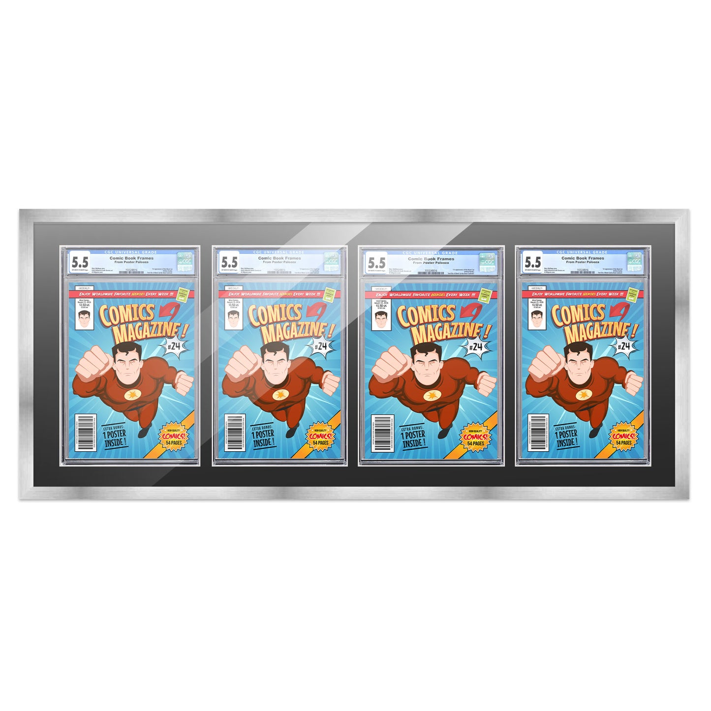 Comic Book Frame for 4 Comic Books