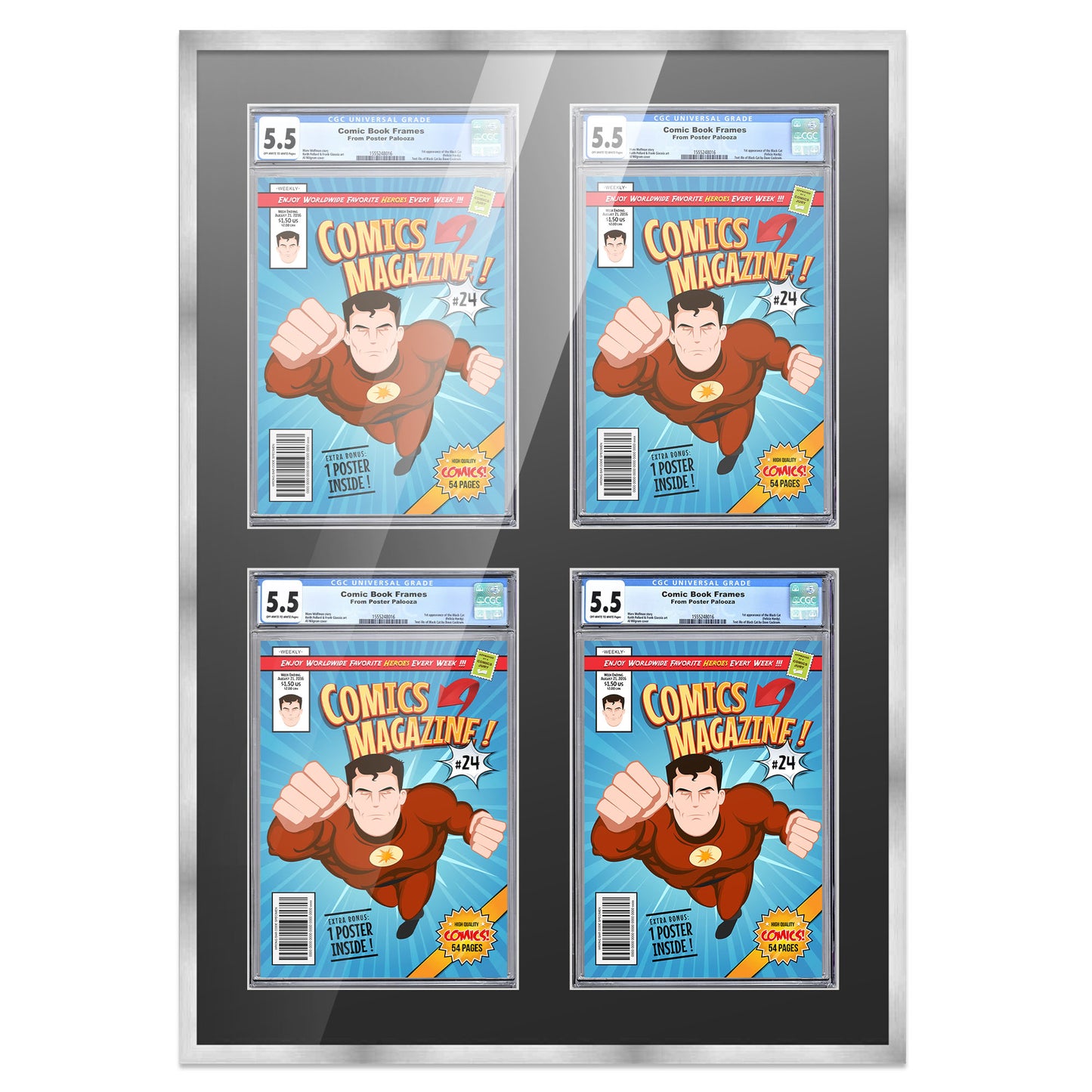 Comic Book Frame for 4 Comic Books