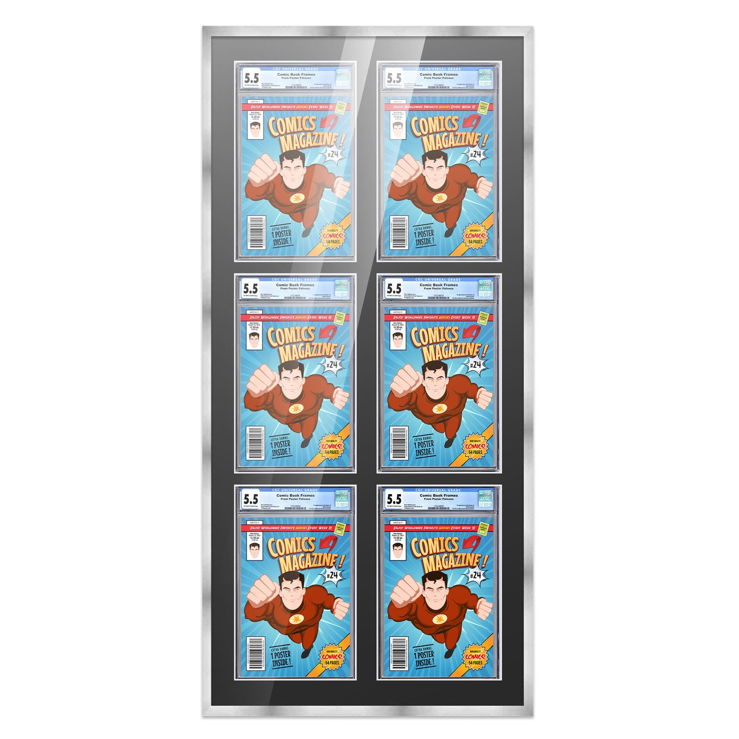 Comic Book Frame for 6 Comic Books