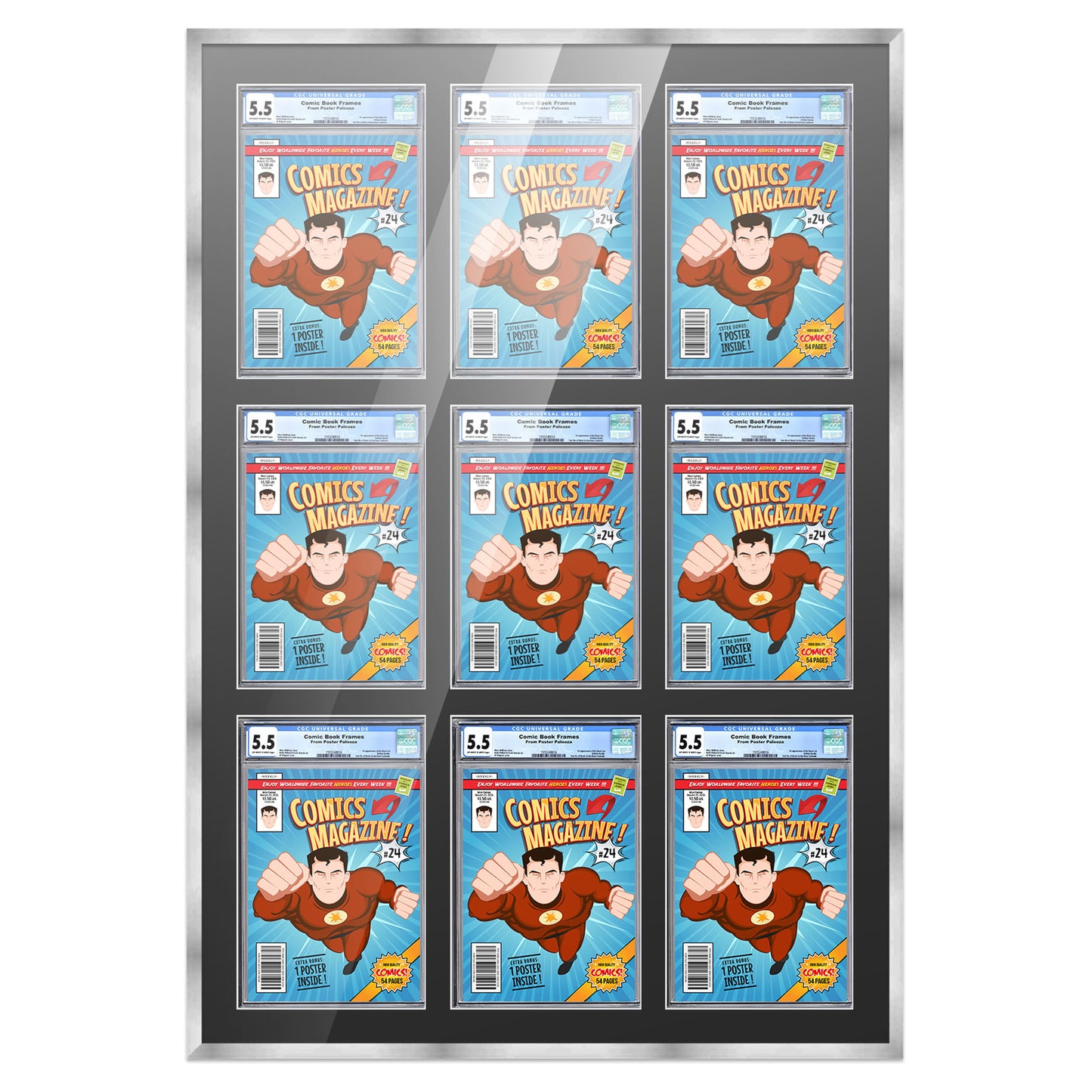 Comic Book Frame for 9 Comic Books