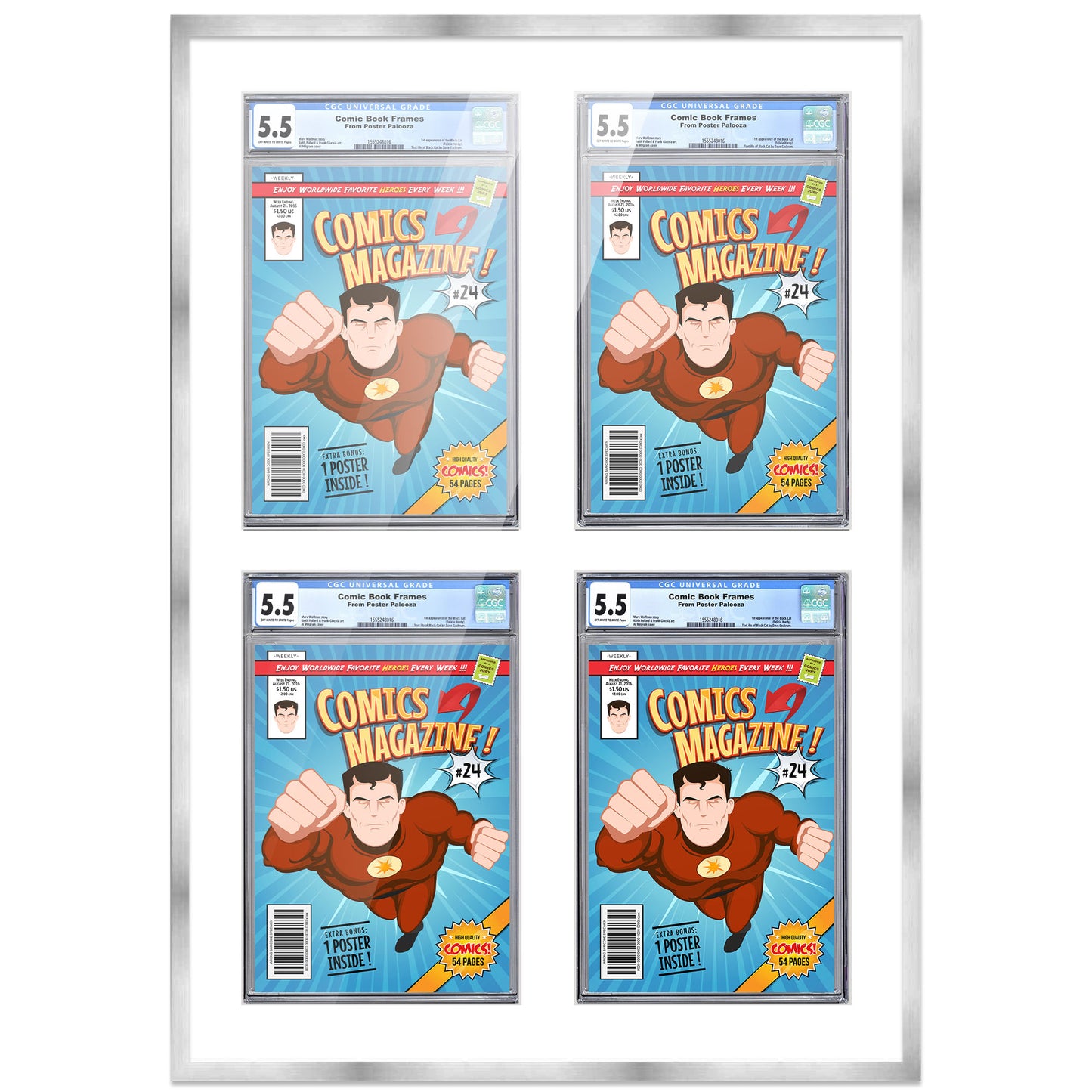 Comic Book Frame for 4 Comic Books