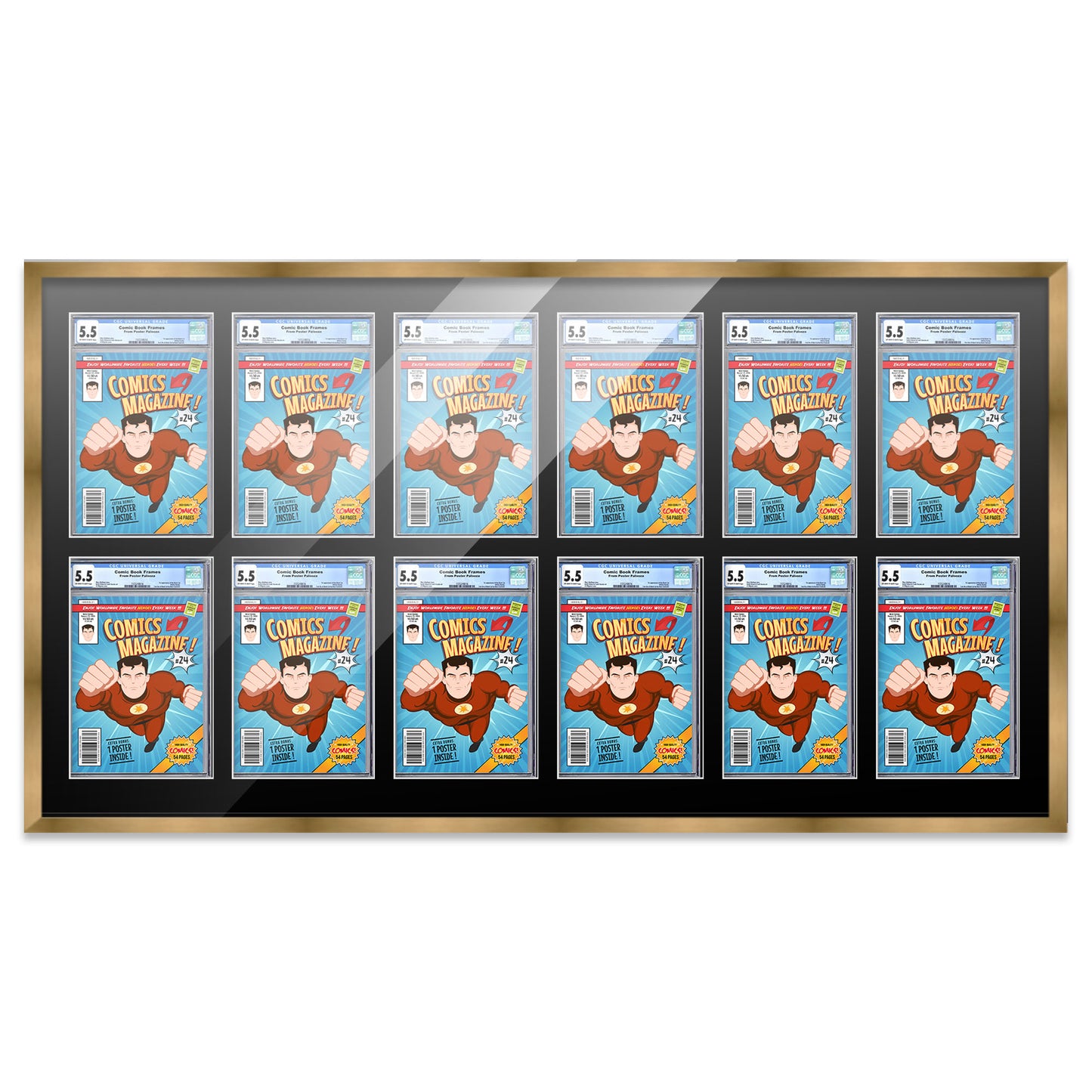 Comic Book Frame for 12 Comic Books