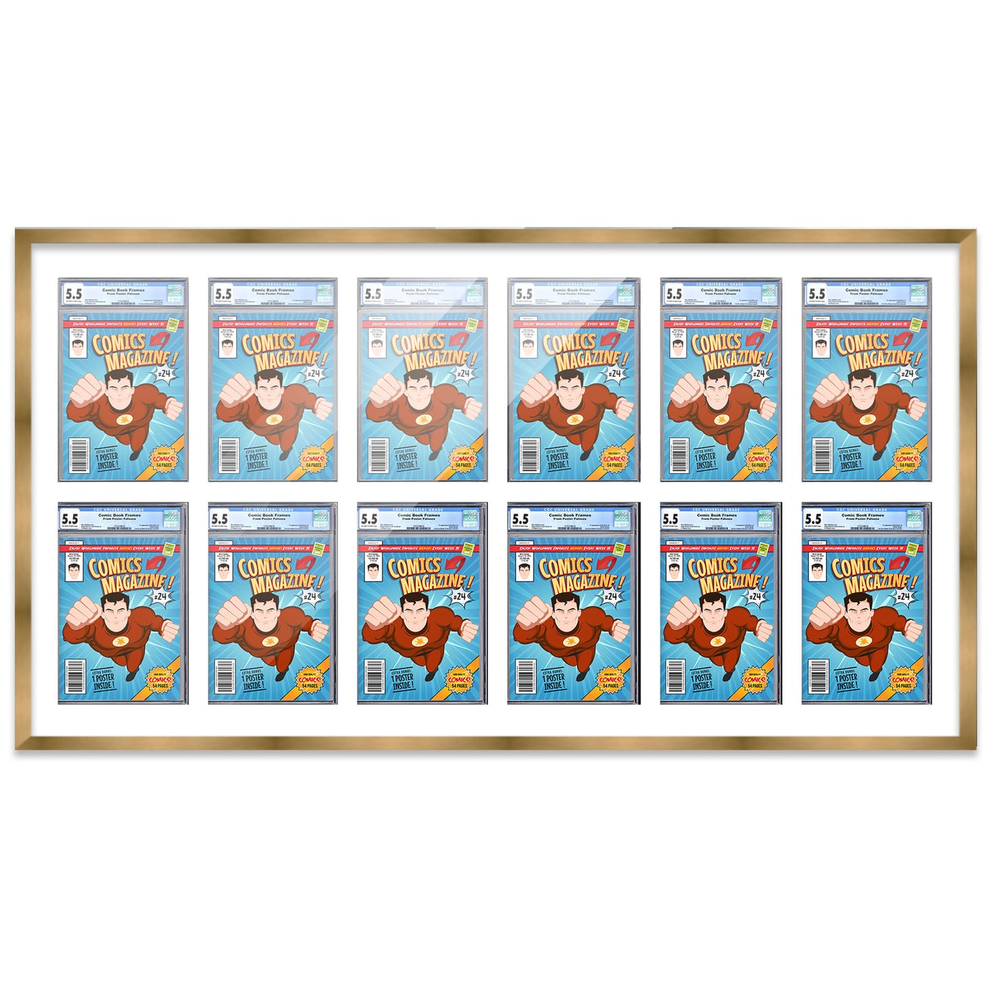 Comic Book Frame for 12 Comic Books