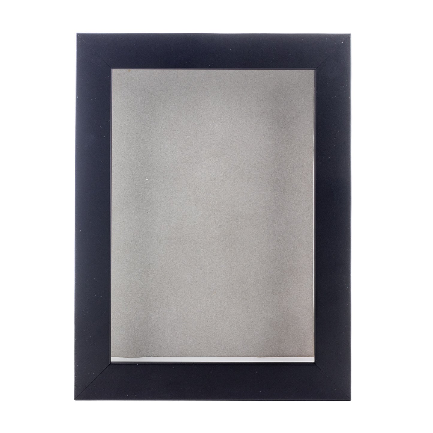 Black Shadow Box Frame With Light Grey Acid-Free Suede Backing