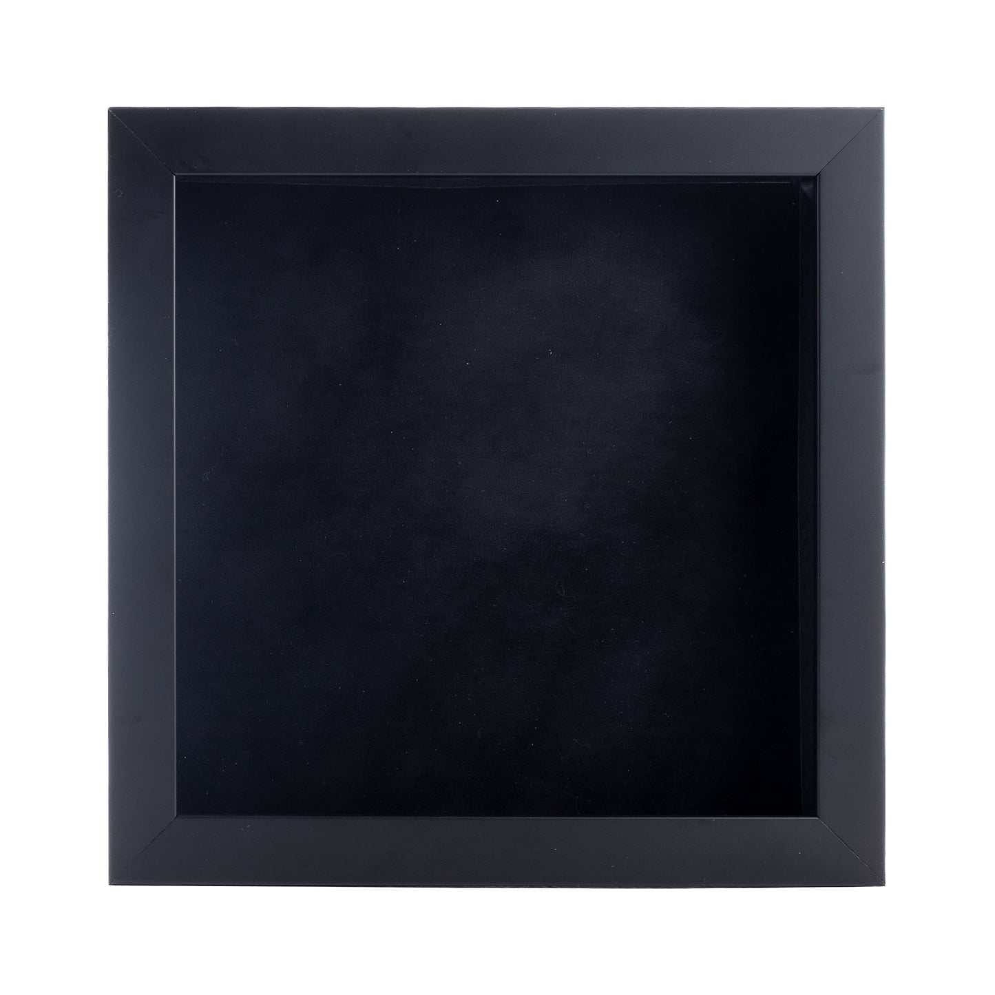 Black Shadow Box Frame With Black Acid-Free Suede Backing