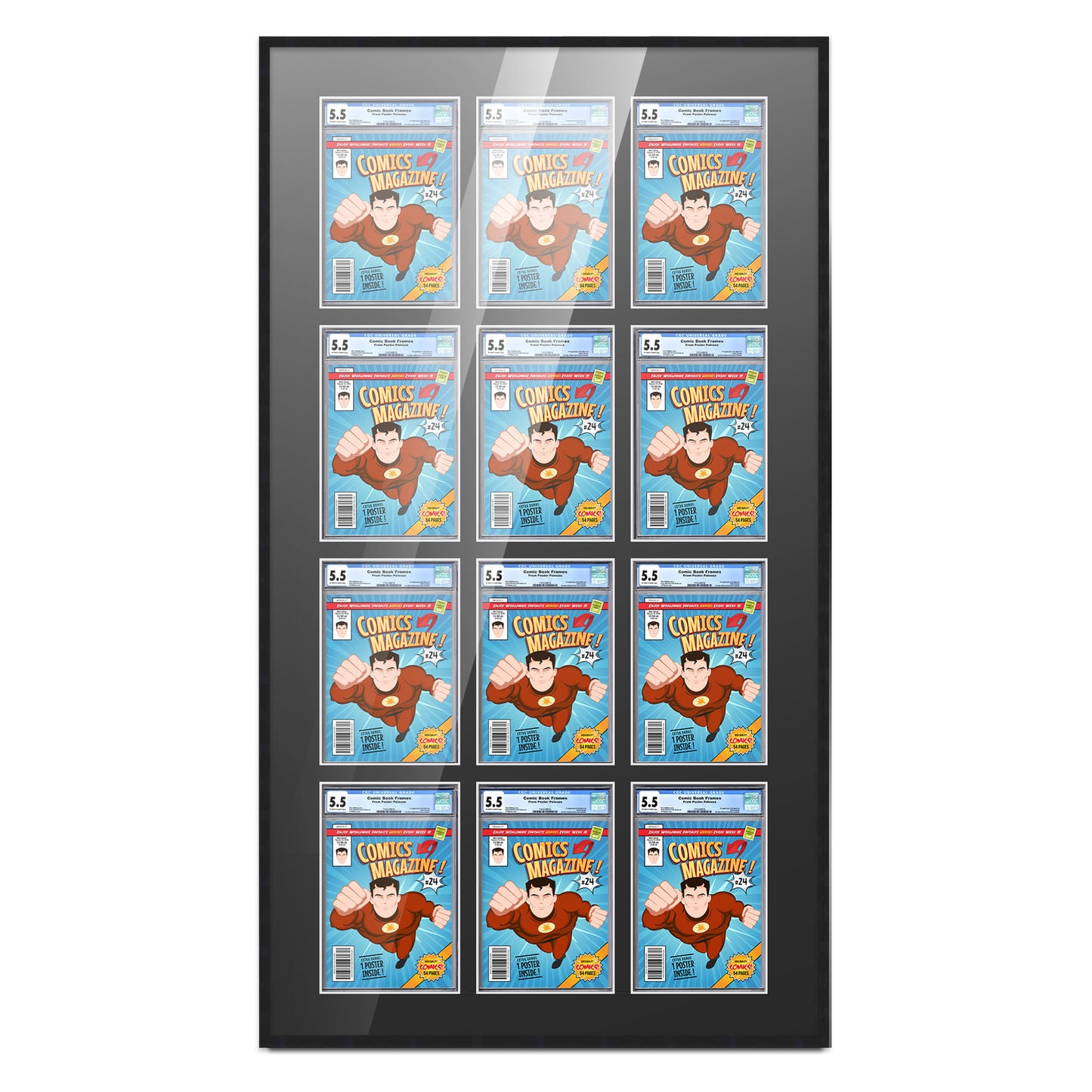 Comic Book Frame for 12 Comic Books