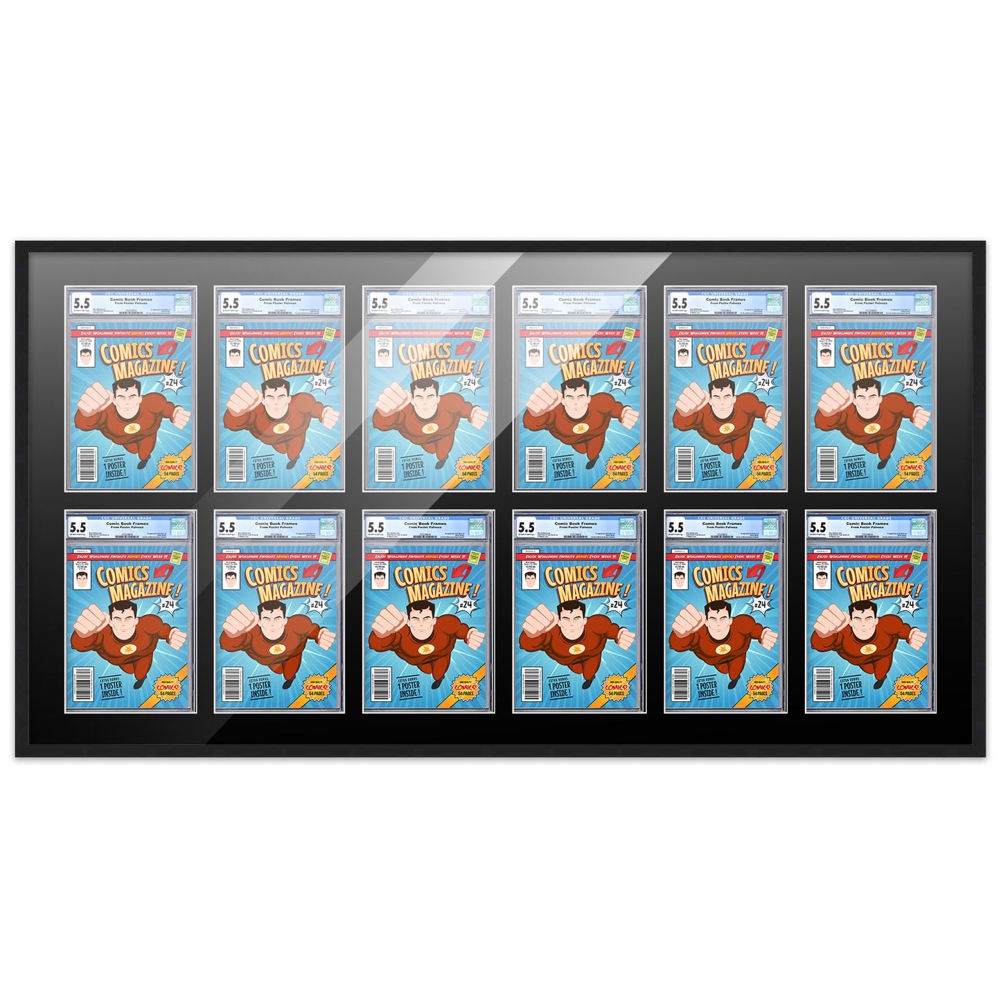 Comic Book Frame for 12 Comic Books