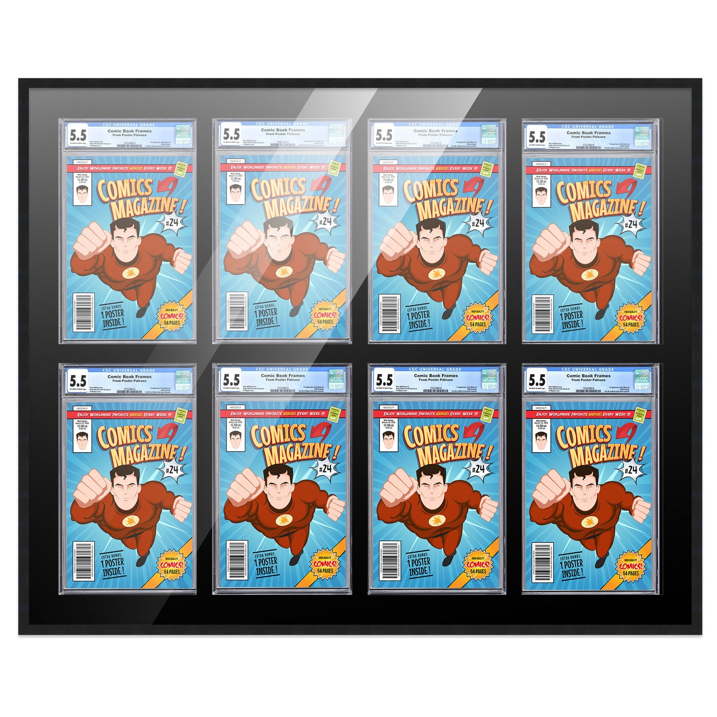 Comic Book Frame for 8 Comic Books
