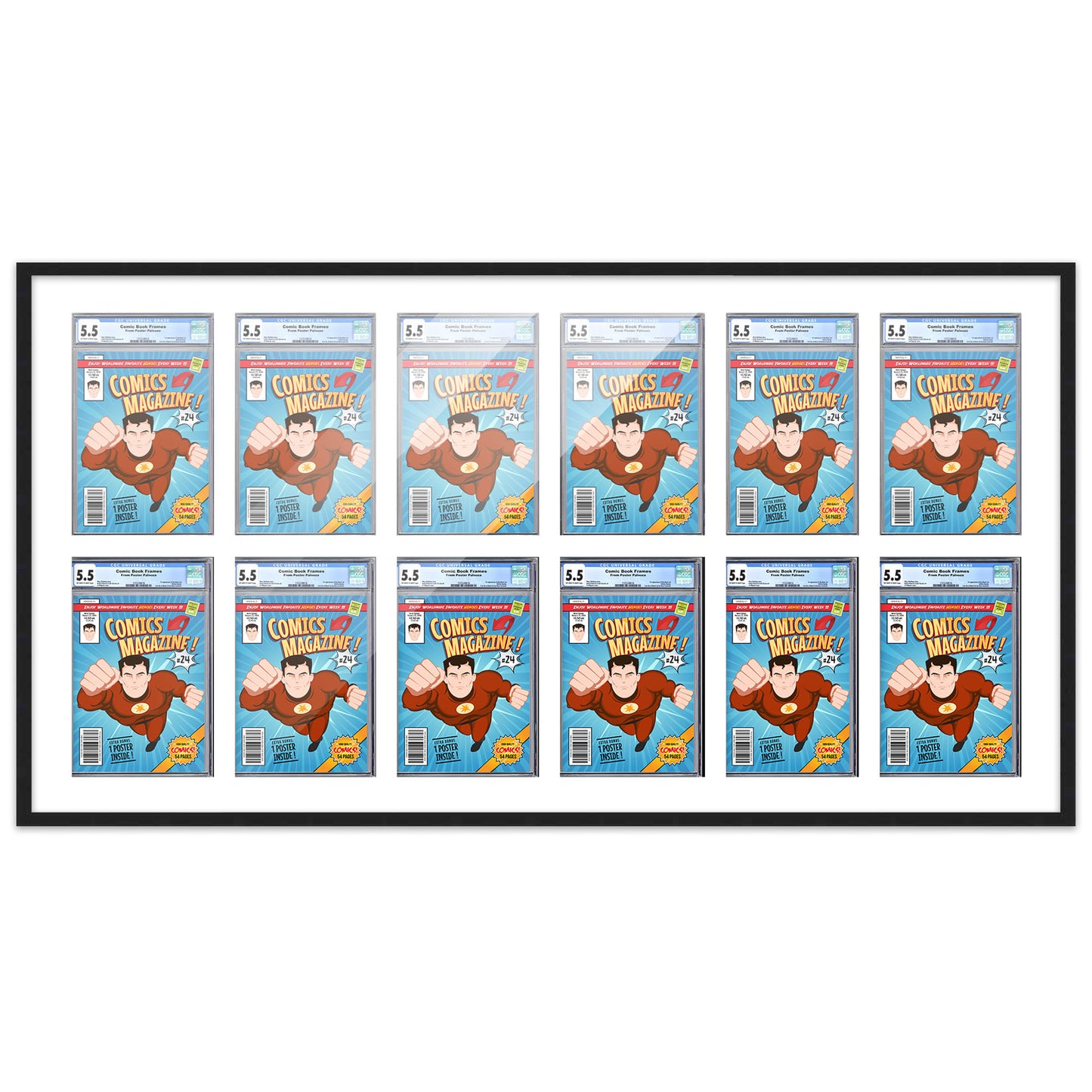 Comic Book Frame for 12 Comic Books