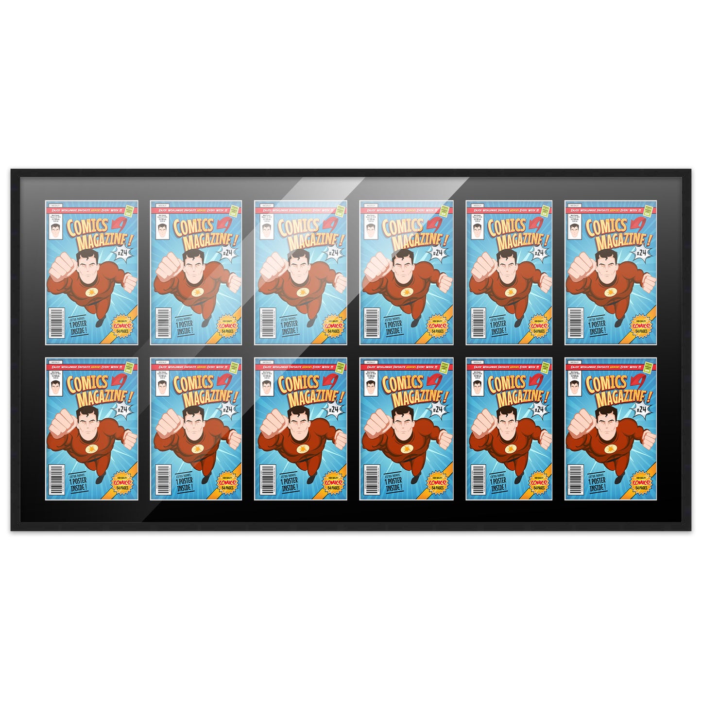 Comic Book Frame for 12 Comic Books