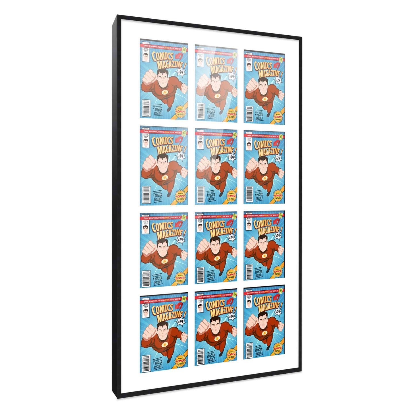 Comic Book Frame for 12 Comic Books
