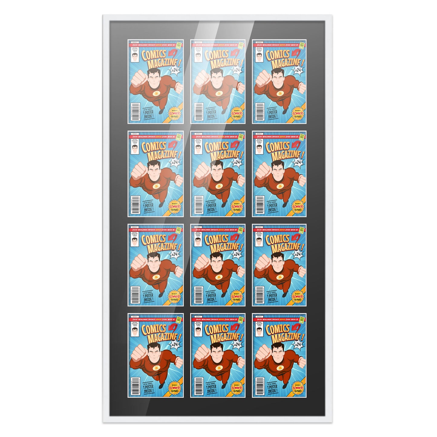 Comic Book Frame for 12 Comic Books