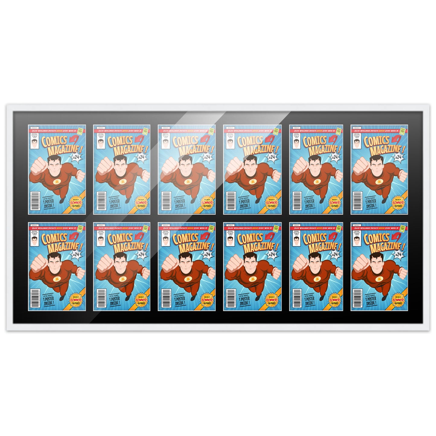Comic Book Frame for 12 Comic Books