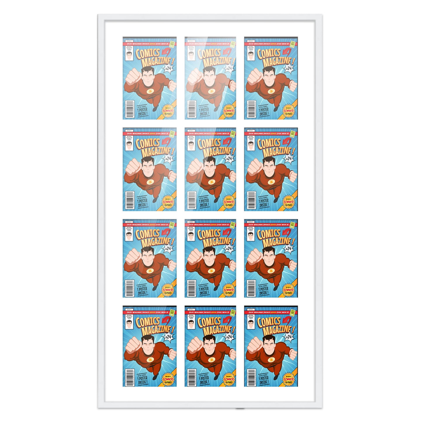 Comic Book Frame for 12 Comic Books