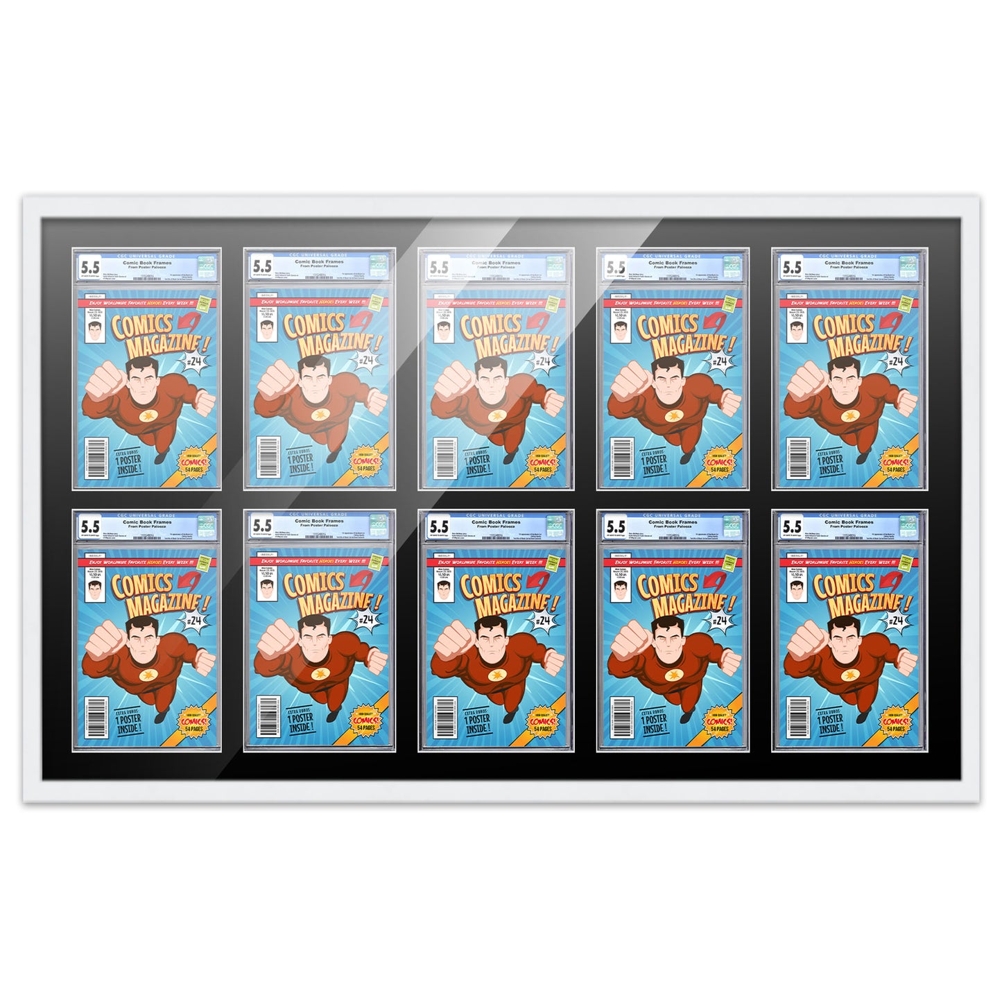 Comic Book Frame for 10 Comic Books