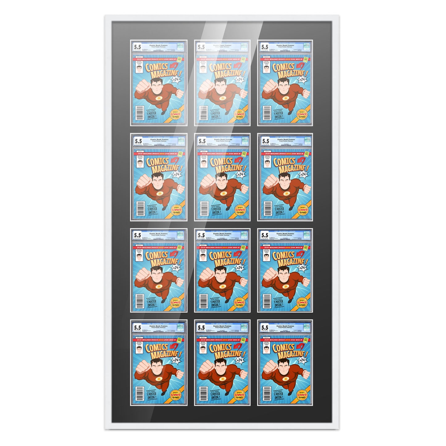 Comic Book Frame for 12 Comic Books