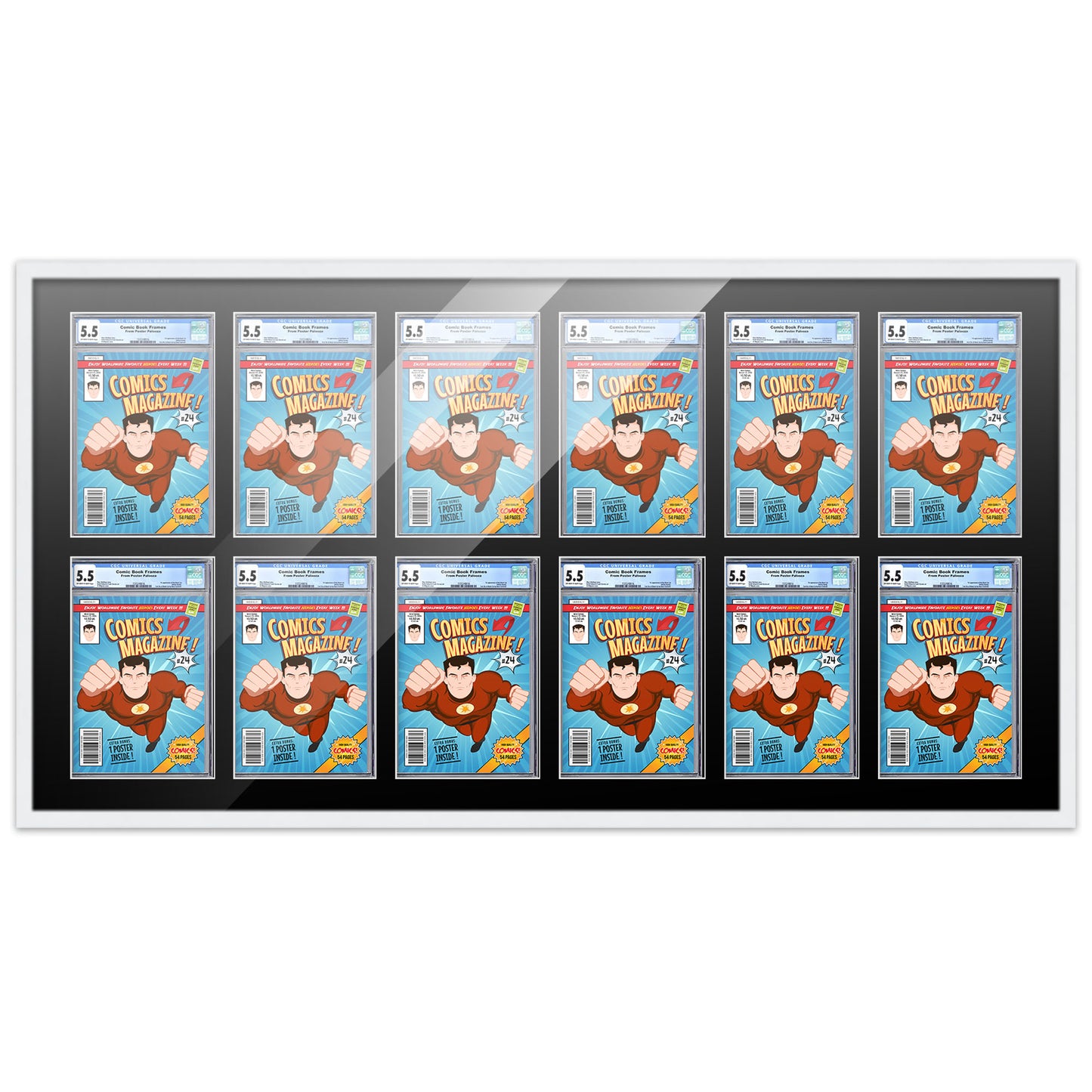 Comic Book Frame for 12 Comic Books