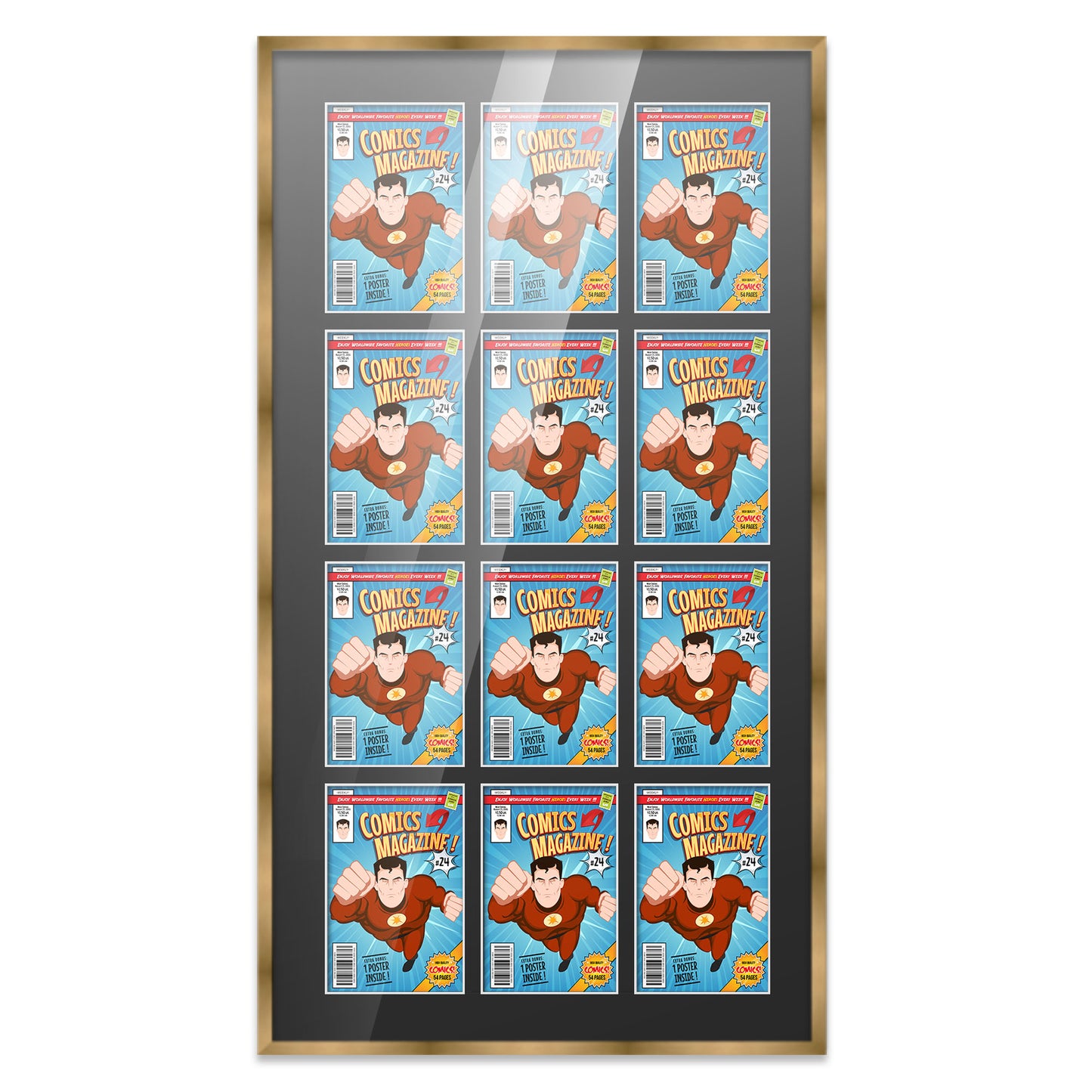 Comic Book Frame for 12 Comic Books