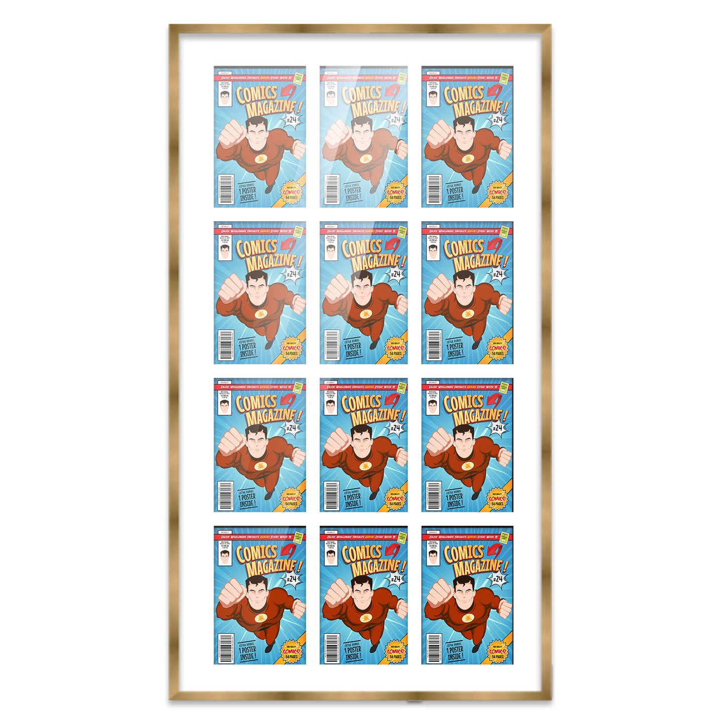 Comic Book Frame for 12 Comic Books