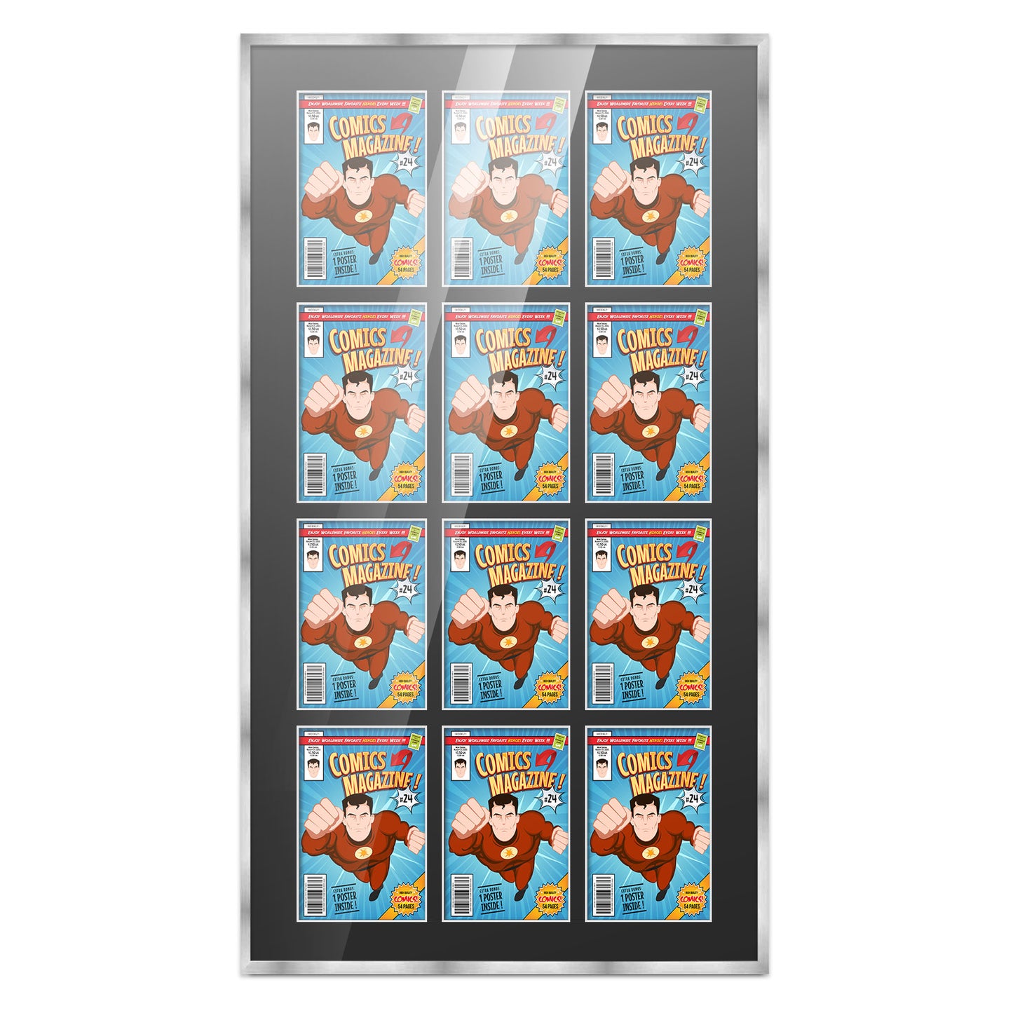 Comic Book Frame for 12 Comic Books