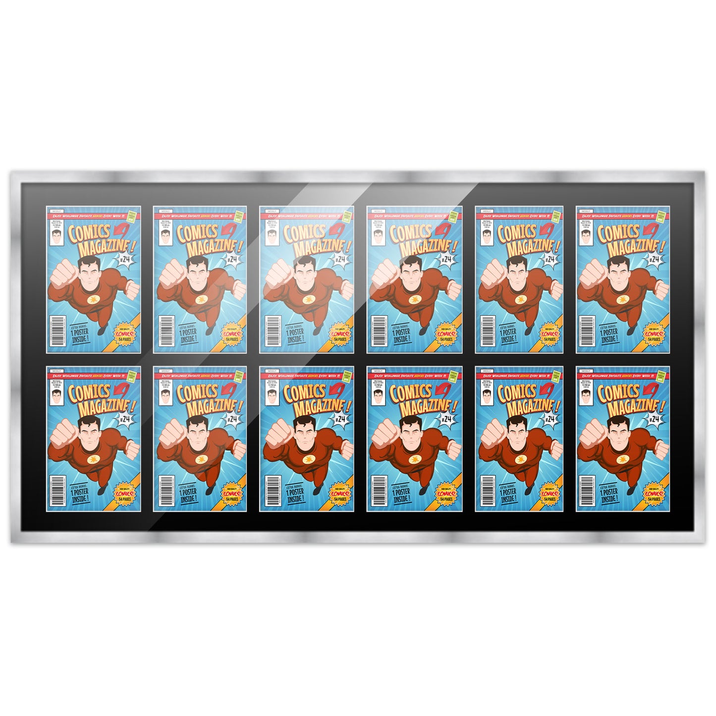 Comic Book Frame for 12 Comic Books
