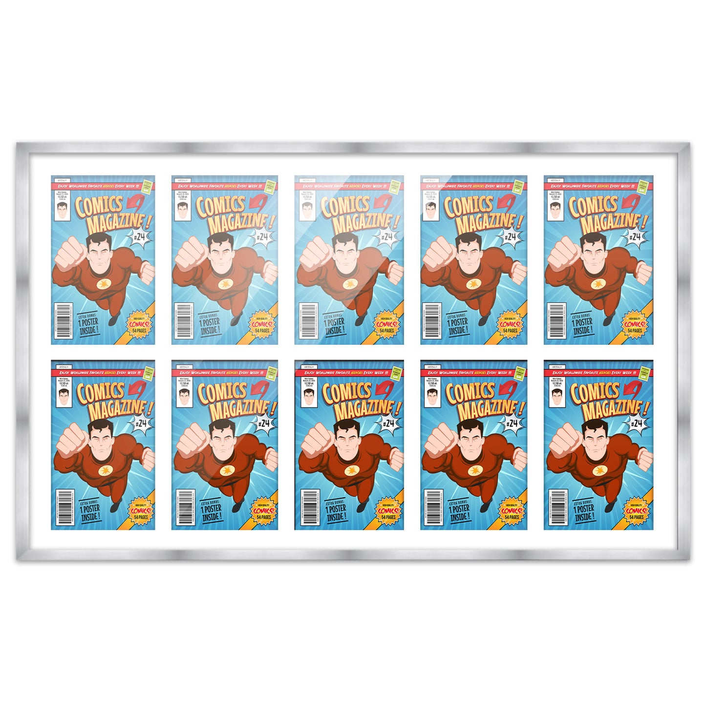 Comic Book Frame for 10 Comic Books