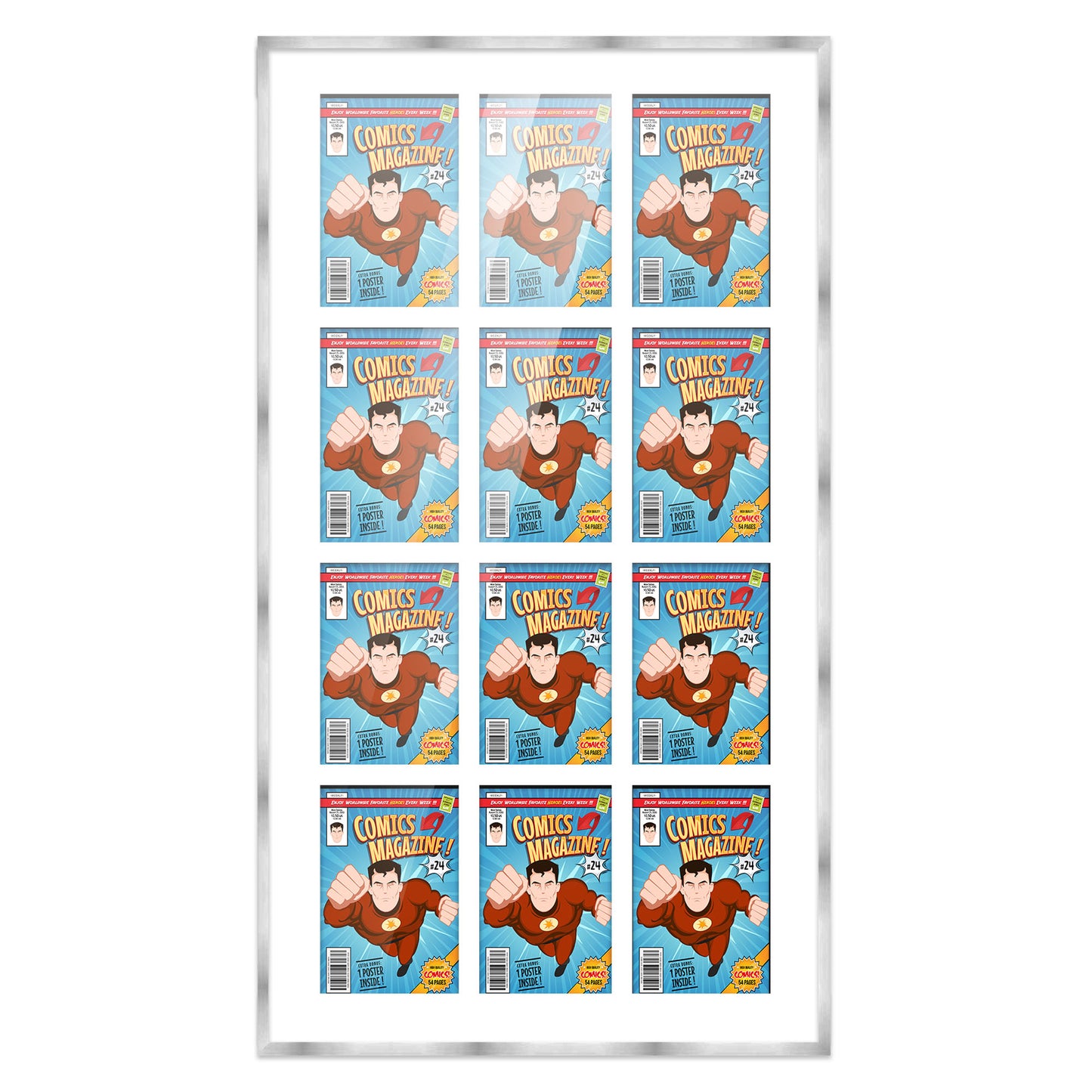 Comic Book Frame for 12 Comic Books