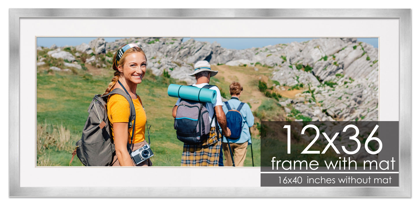 Silver Frame with White Mat