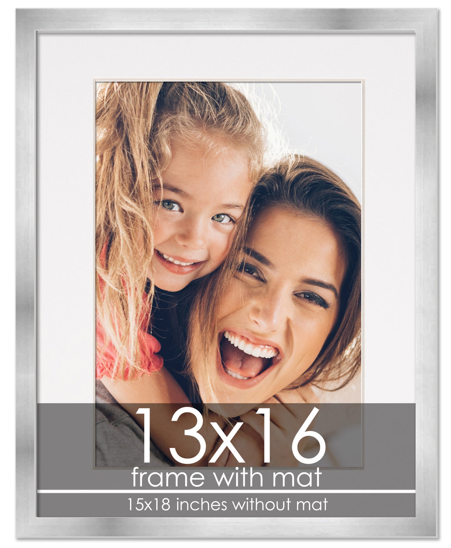 Silver Frame with White Mat