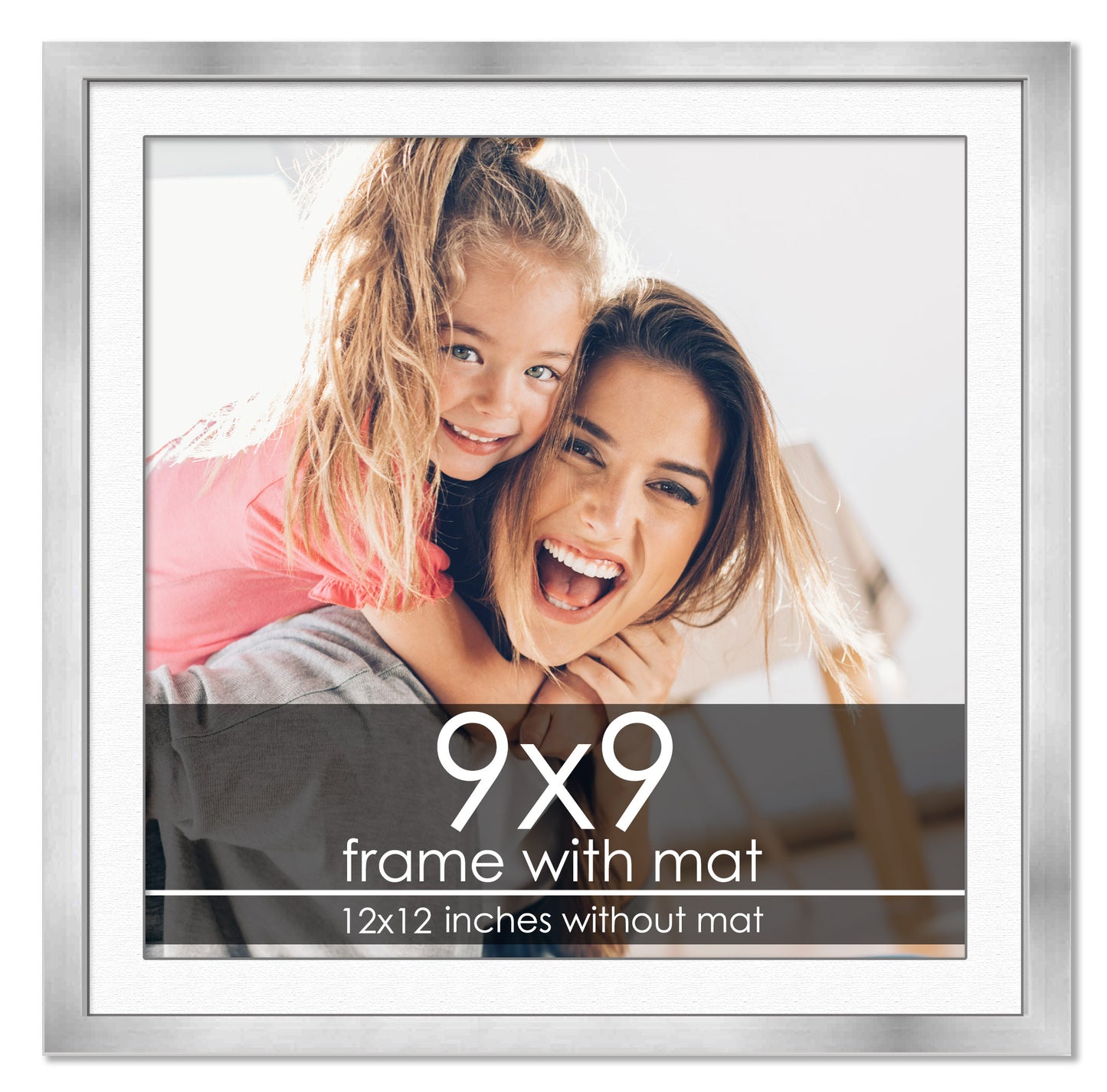 Silver Frame with White Mat