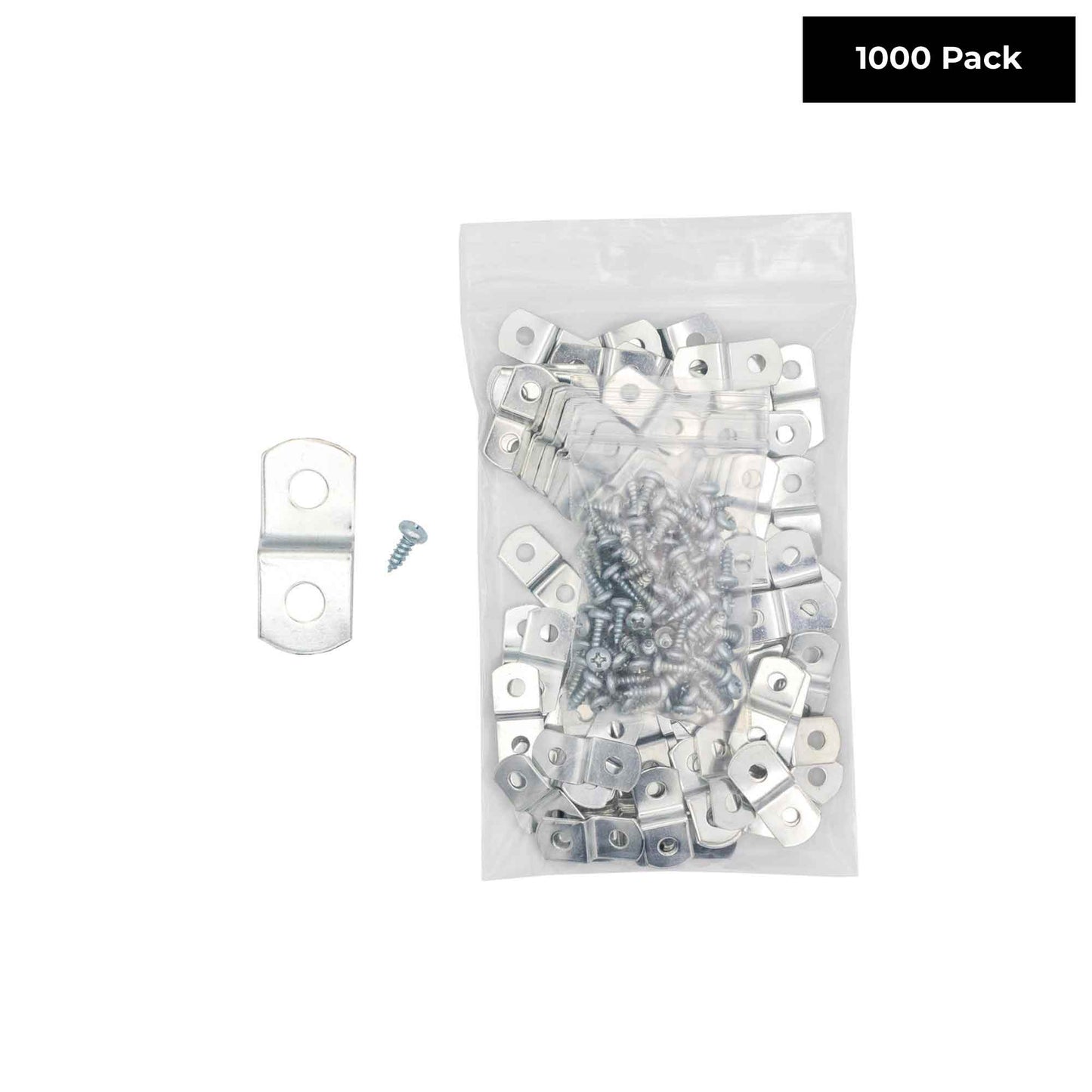 1/8" Depth Flat Offset Mounting Canvas Clips