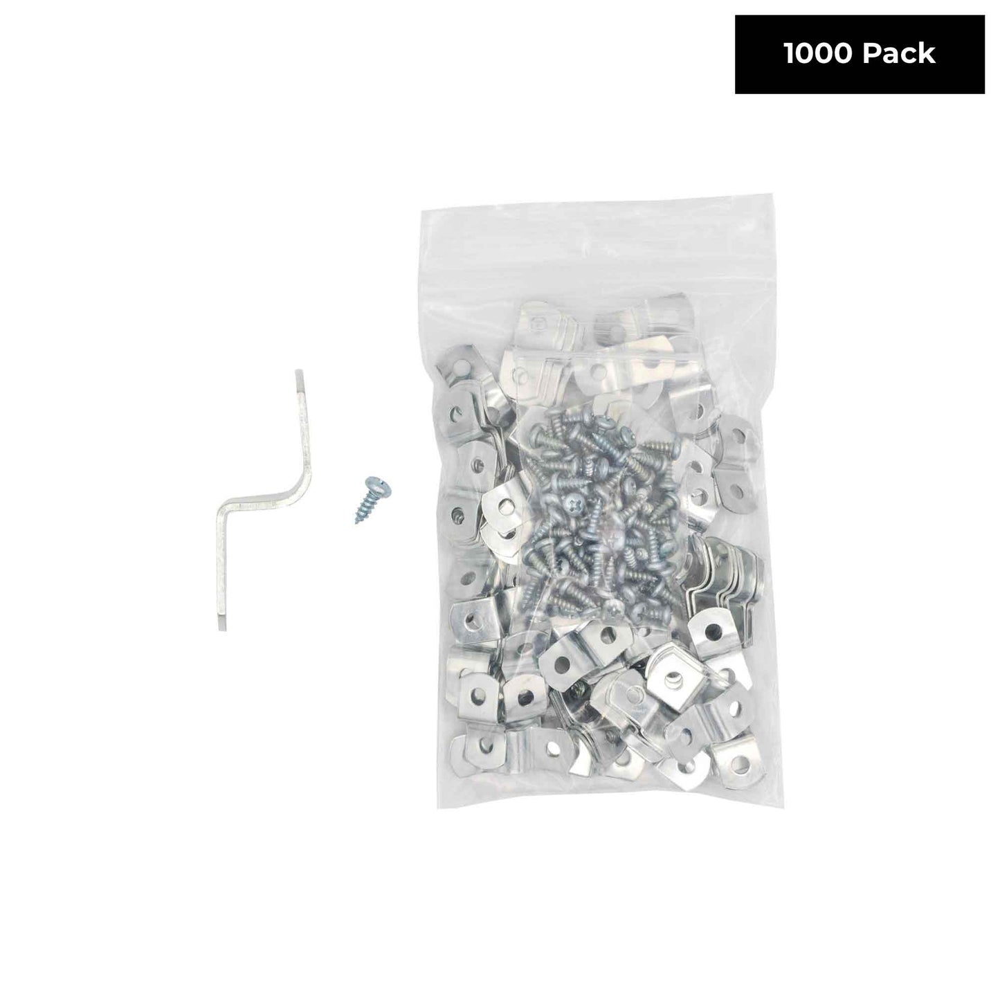 3/8" Depth Flat Offset Mounting Canvas Clips