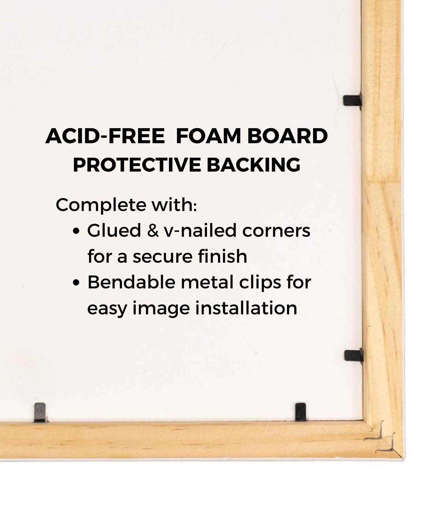 5x11 Frame Black Wood Picture Frame - UV Acrylic Plexiglass, Foam Board Backing aaa Hanging Hardware Included