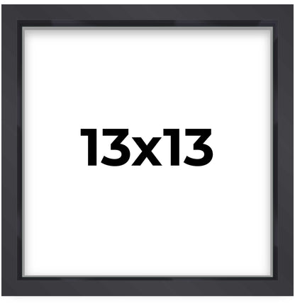 2" Deep Black Shadow Box Frame With White Acid-Free Backing