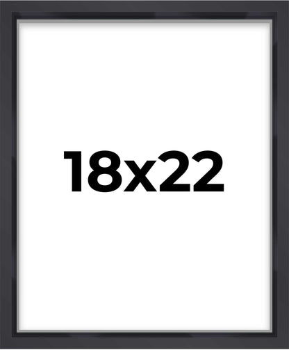 2" Deep Black Shadow Box Frame With White Acid-Free Backing