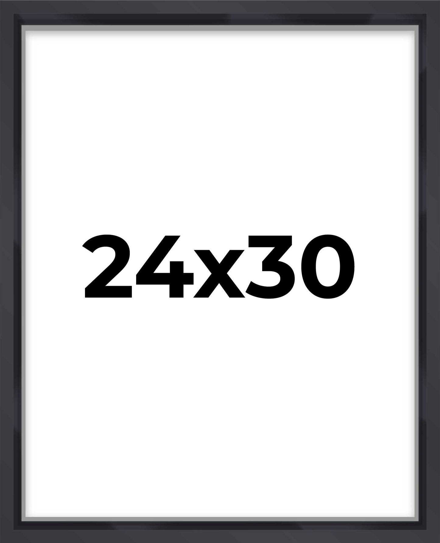 2" Deep Black Shadow Box Frame With White Acid-Free Backing