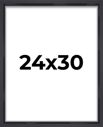 2" Deep Black Shadow Box Frame With White Acid-Free Backing