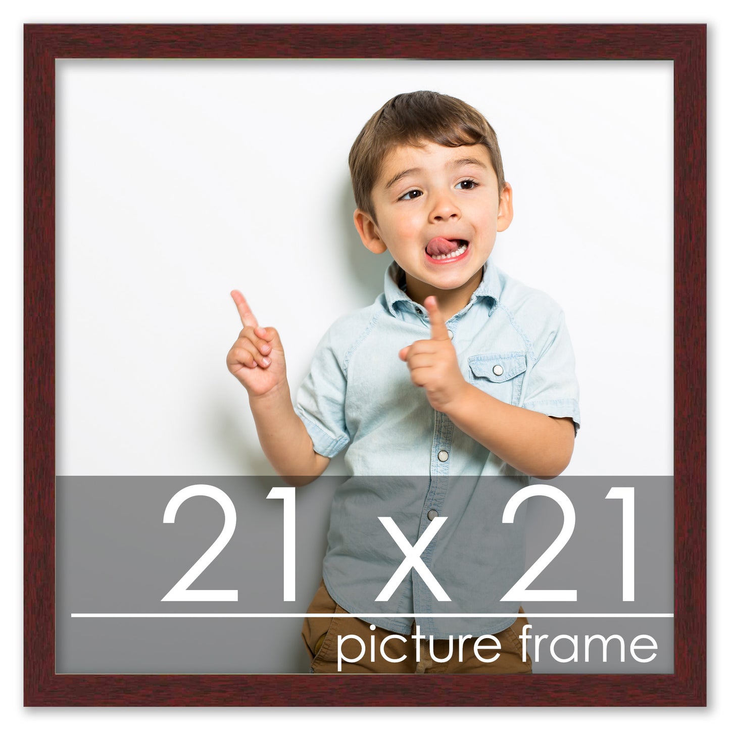 Traditional Mahogany Wood Picture Frame