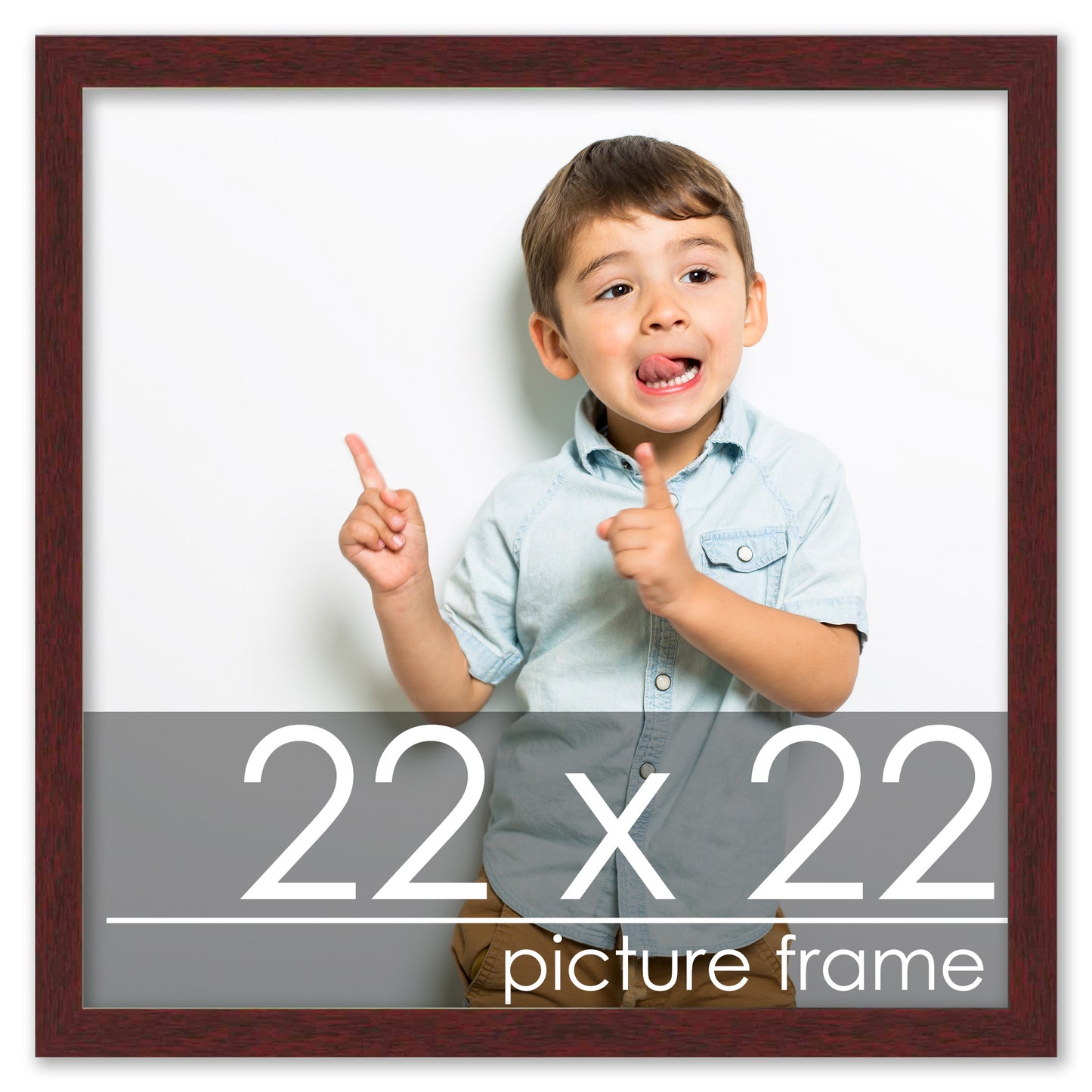 Traditional Mahogany Wood Picture Frame