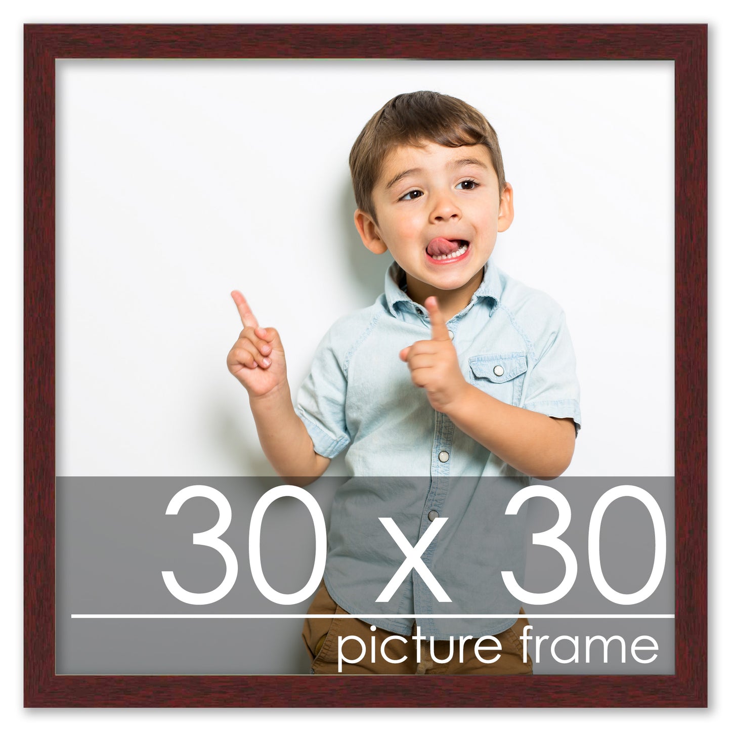 Traditional Mahogany Wood Picture Frame