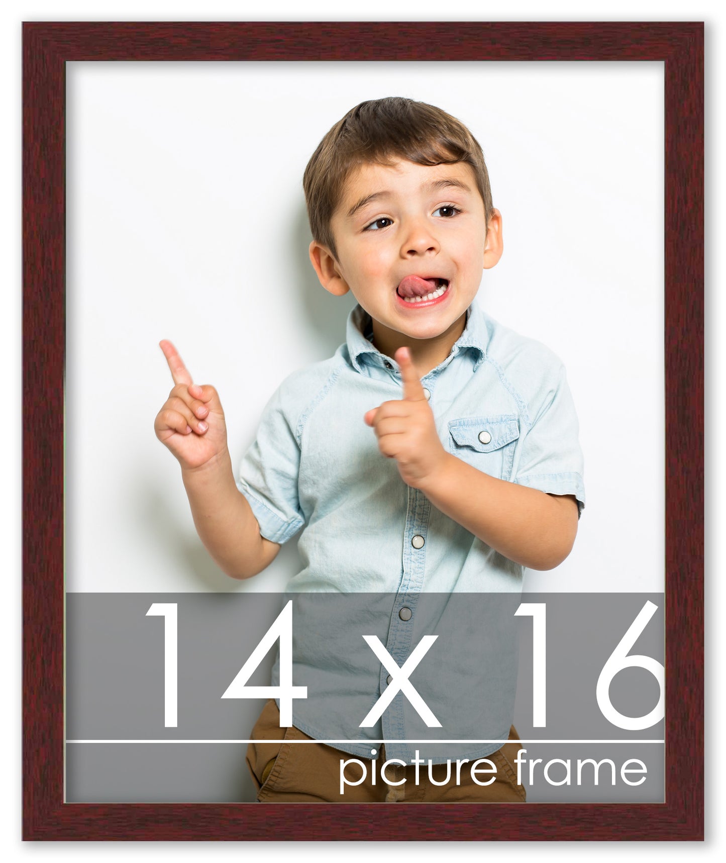 Traditional Mahogany Wood Picture Frame