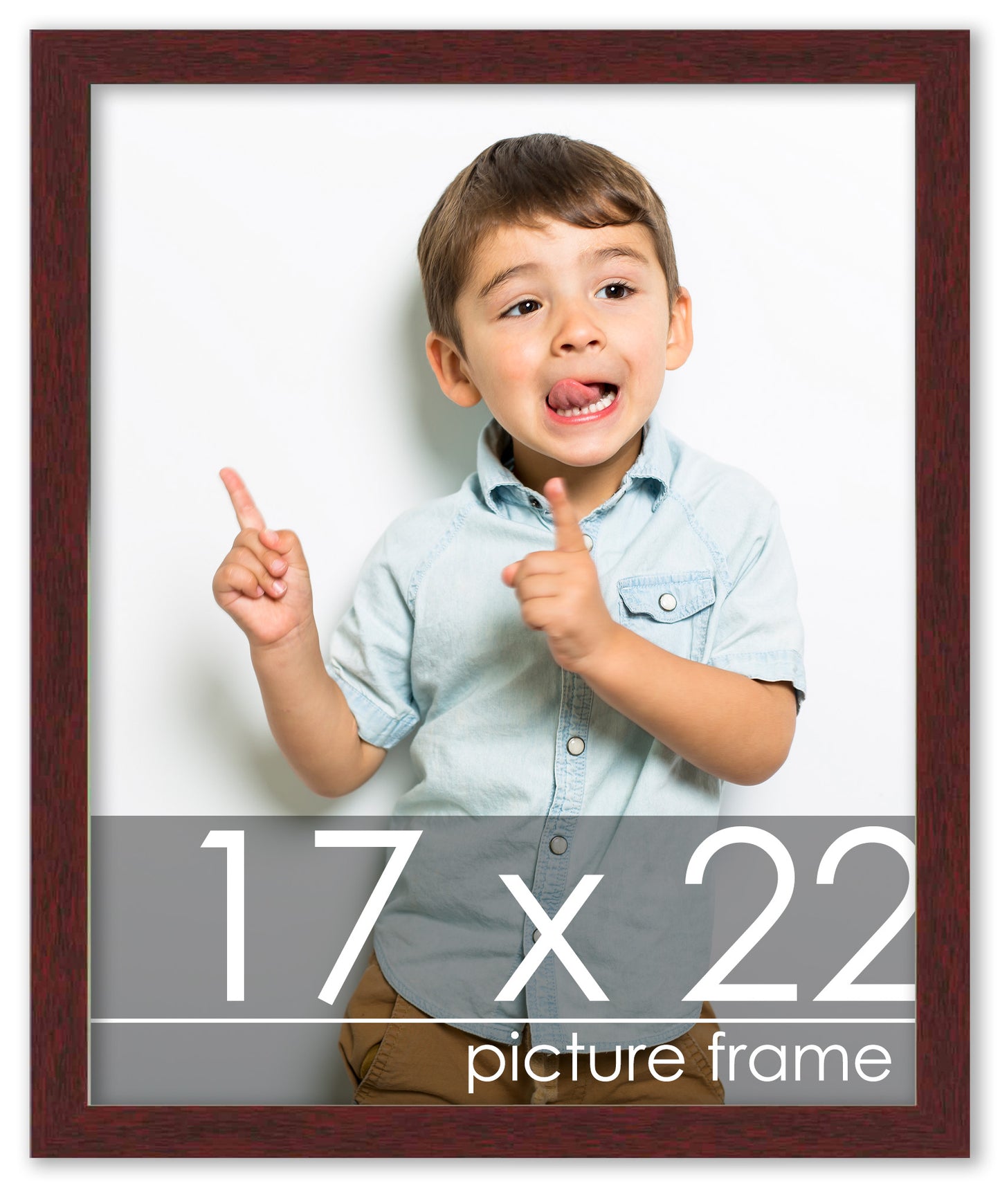 Traditional Mahogany Wood Picture Frame