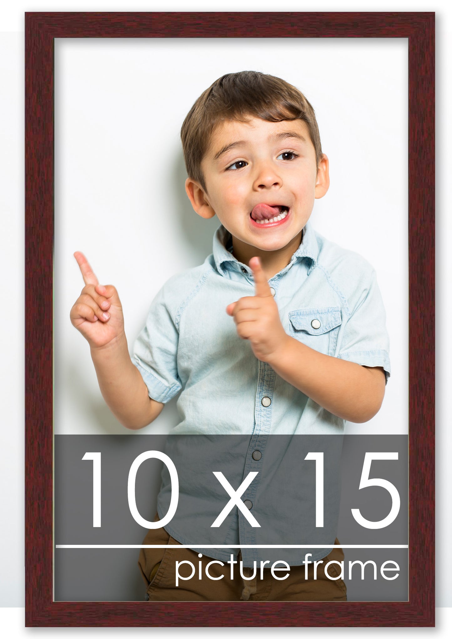 Traditional Mahogany Wood Picture Frame