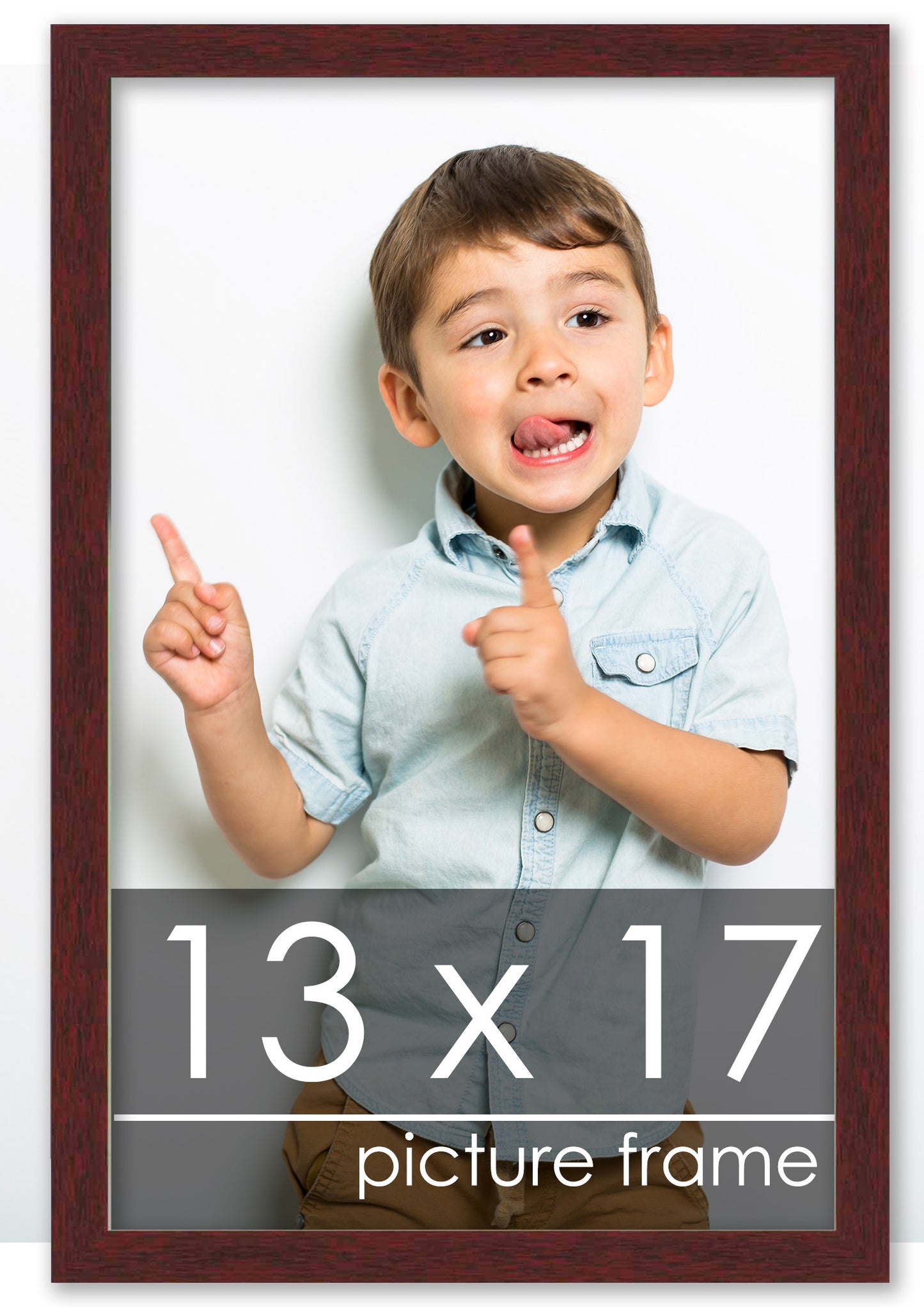 Traditional Mahogany Wood Picture Frame