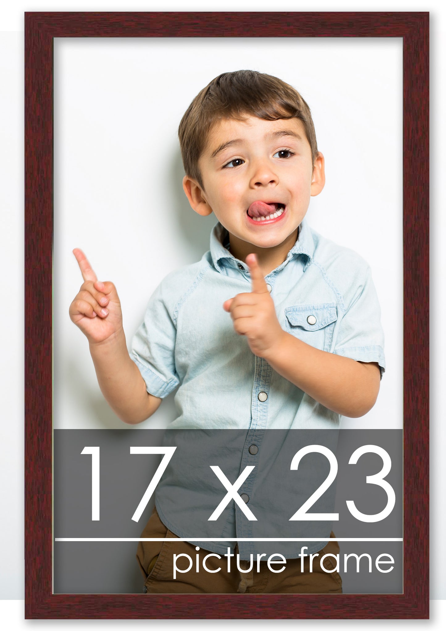 Traditional Mahogany Wood Picture Frame