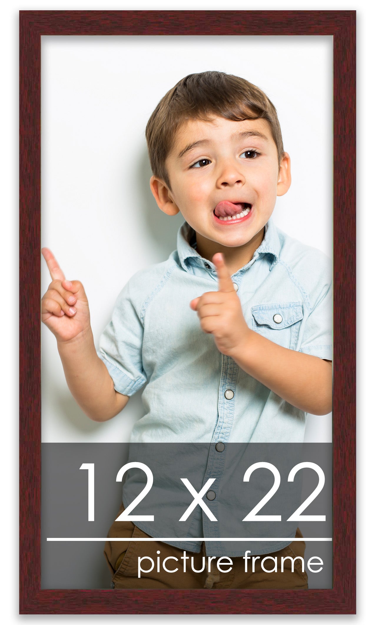 Traditional Mahogany Wood Picture Frame