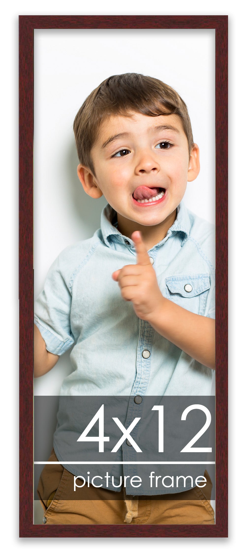 Traditional Mahogany Wood Picture Frame