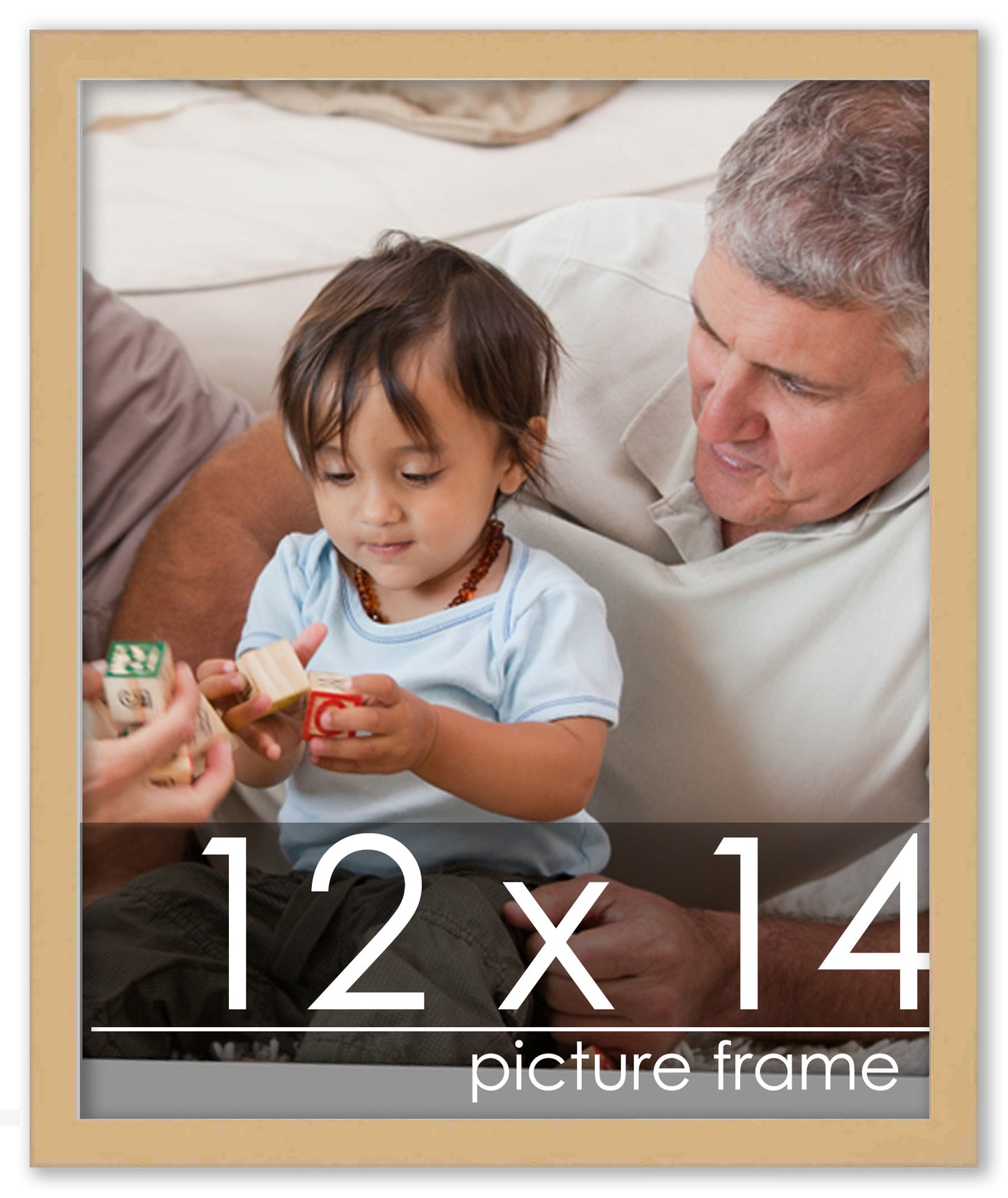 Traditional Natural Wood Picture Frame