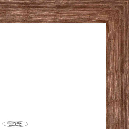 Distressed/Aged Brown Wood Picture Frame